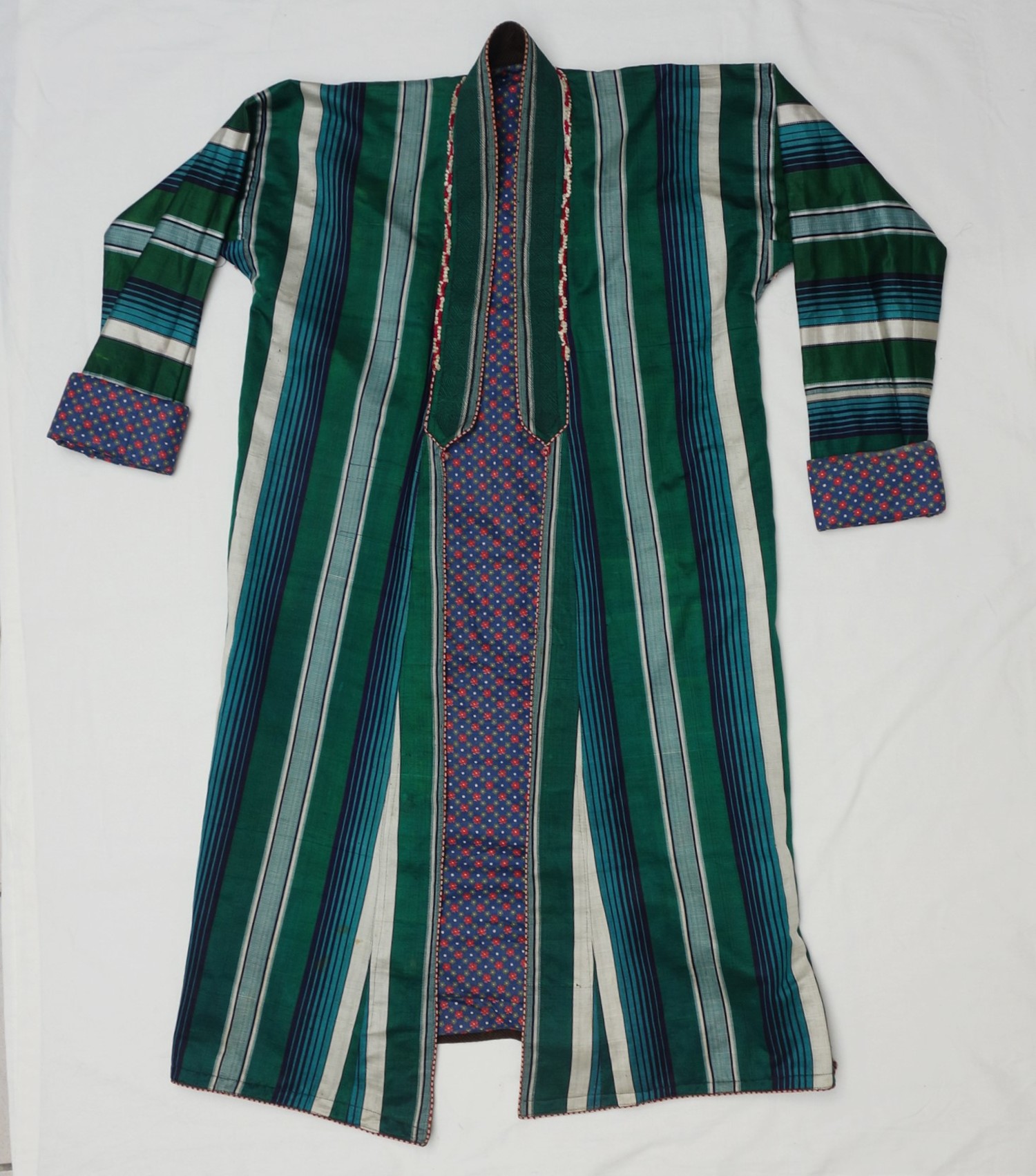 Man's coat (chapan) from northern Afghanistan, second half 20th century (TRC collection 2016.1853). For more information, click the illustration.