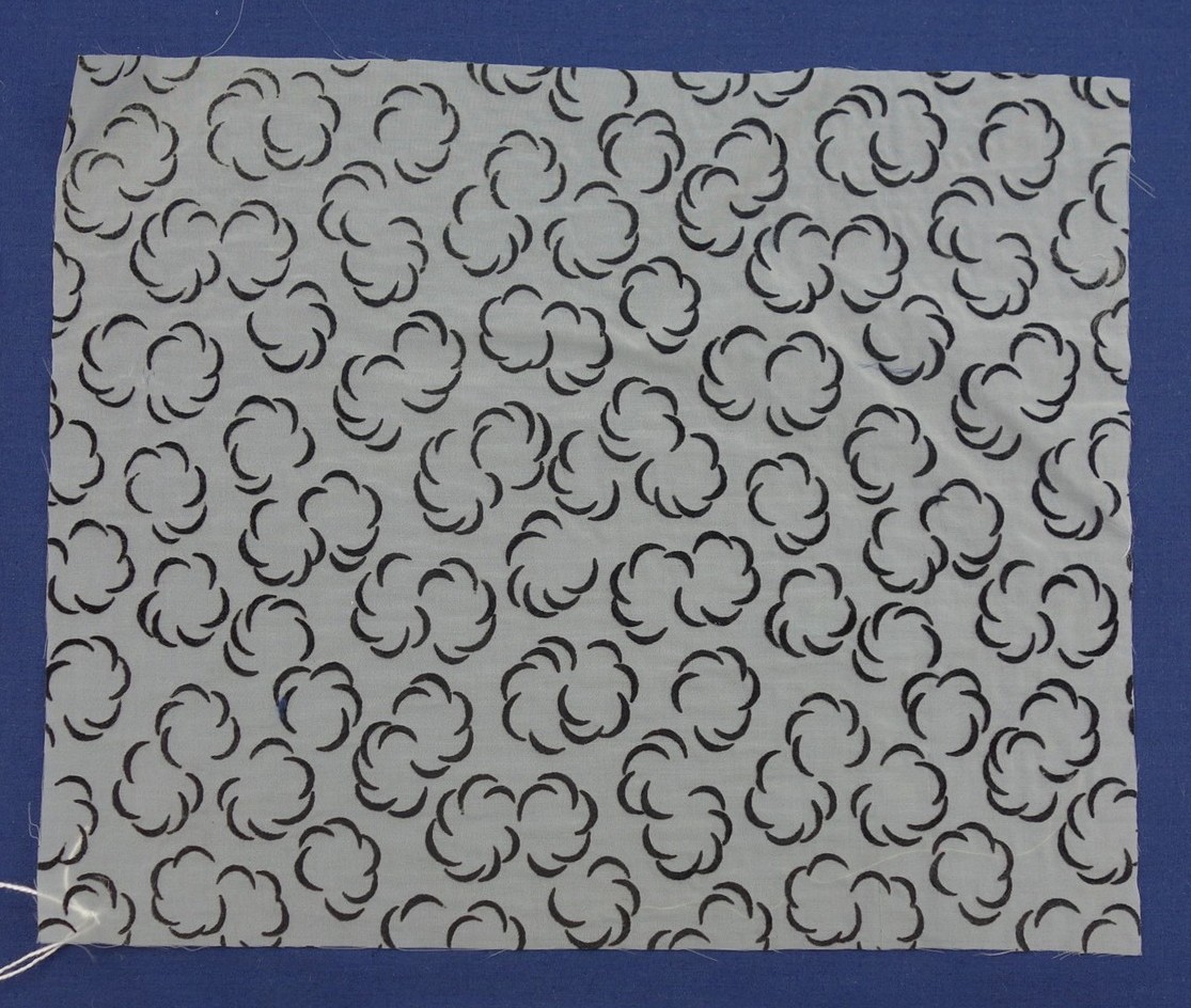 Sample of flock (mid-20th century, Europe; TRC 2017.0517).