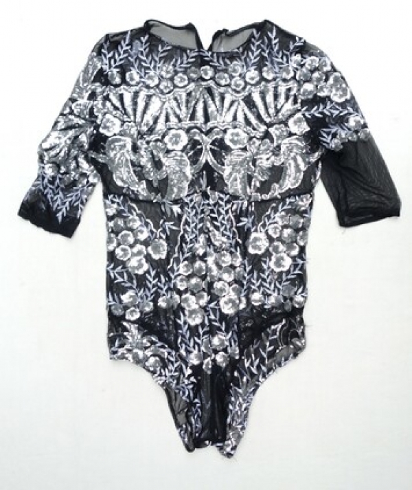 Teddy bodysuit made for drag queen Jennifer Hopelezz, Church Club, Amsterdam. Early 21st century. 