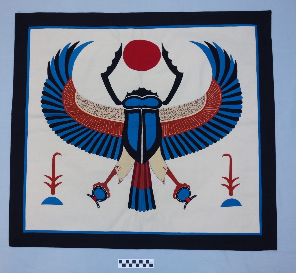 Appliqu&eacute; panel from the Street of the Tentmakers, Cairo, Egypt, 2013.