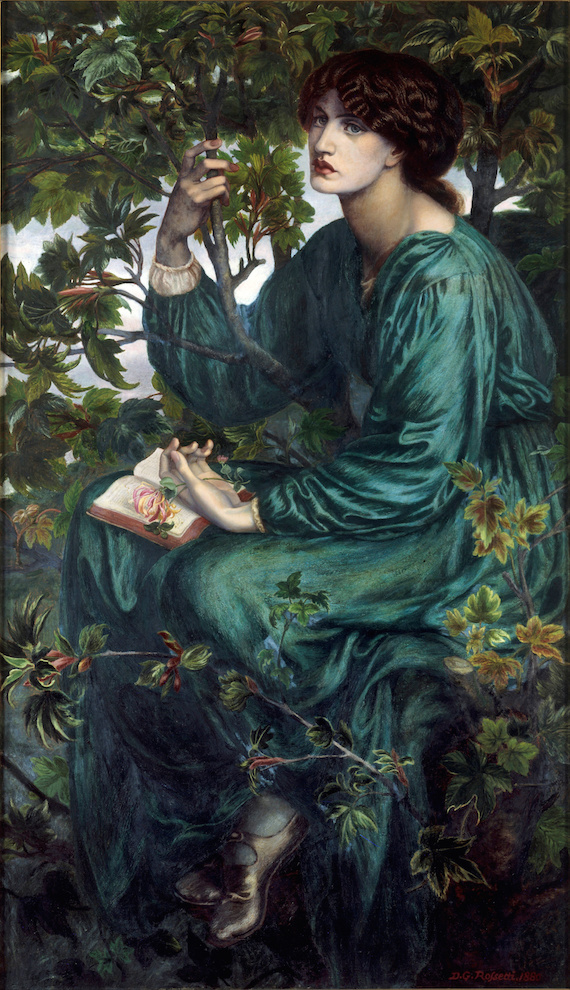 Dante Gabriel Rossetti, 'The Day Dream', with Jane Morris as model.