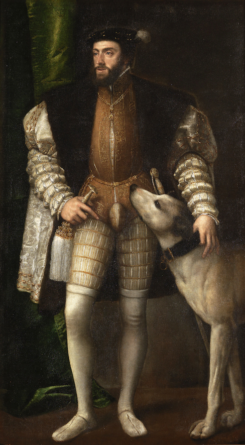 Charles V, painted by Titian, 1533 (Prado, Madrid).