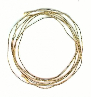 Example of passing metal thread.