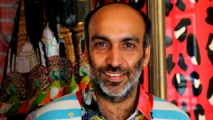 The Indian fashion designer, Manish Arora.