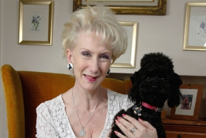 Helen Stevens (b. 1956), embroidery artist.