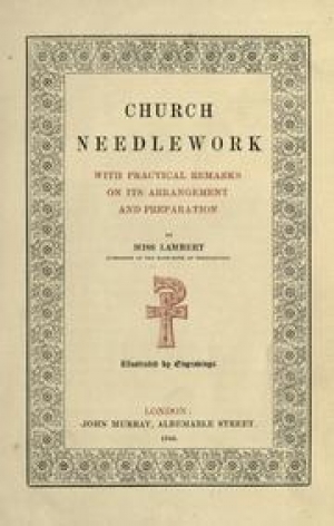 Cover of Frances Lambert's 'Church Needlework', 1844.