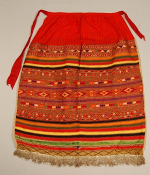 Woman's apron from Russia, c. 1895-1910.