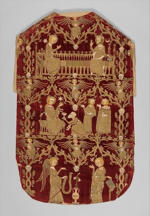 The Chichester-Constable chasuble, English, late 14th century.