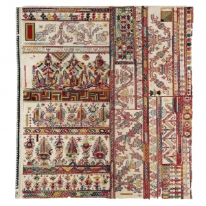 Chelliga from Sale, Morocco. Silk on linen. 18th century (?).