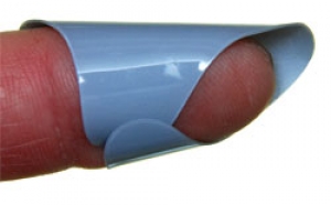 A plastic finger shield.