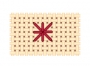 Schematic drawing of a star stitch.