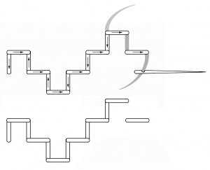 Double running stitch.