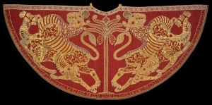 Mantle of Roger II of Sicily, bearing a date of AD 1133-1134