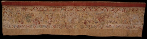 Embroidered temple panel from Nepal, dating to the 15th and 16th centuries