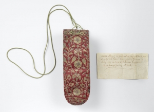 Ottoman purse, retrieved from the Grand Vizier after the siege of Vienna in 1683.
