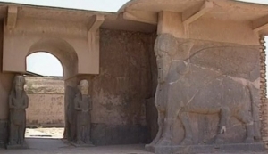 Part of the ruined town of Nimrud, before the ISIS destructions.