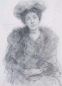 Elizabeth Corbet ('Lolly') Yeats, by John Butler Yeats.