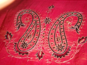 Example of ari embroidery.