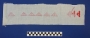 Test piece for embroidery on the basis printing block.