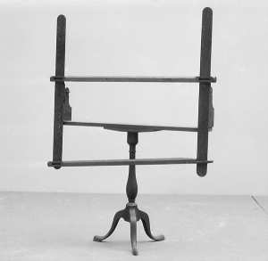 Embroidery frame from North America, 18th century.