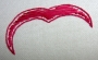 Example of the use of a padded satin stitch.