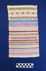 Example of a stitch sampler ('stekenlap'), The Netherlands, 1960s.