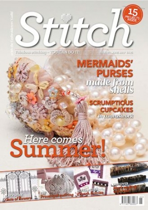 Cover of an issue of the journal 'Stitch'.