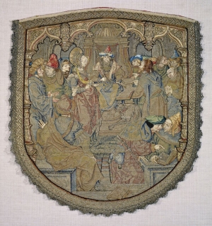 Hood of a cope, Netherlands, c. 1525, worked in or nu&eacute;,