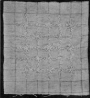 Embroidered glass cloth made of linen.