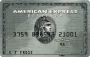 Inge Jacobson: The American Express platinum card, worked with cross stitch.