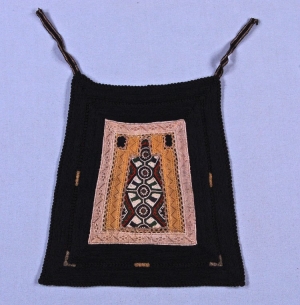 A woman's apron from the Sarakatsani, northern Greece, sometime between 1925-1950.