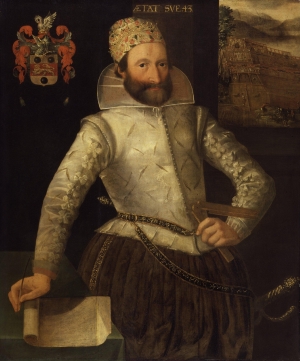Phineas Pett (1570-1647), by John de Critz (?)