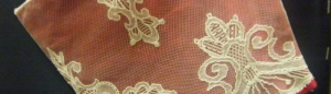 Example of a Limerick run-lace cuff.