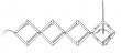 Schematic drawing of the square fly stitch.