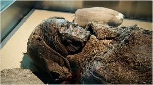The so-called Loulan mummy, c. 2000 BC.