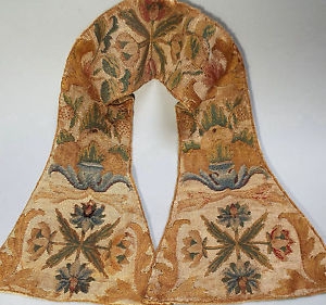 Embroidered maniple. France, 17th century.