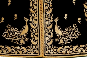 Detail of Fes goldwork embroidery, c. 1960's