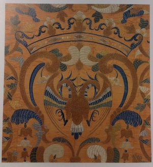 Bedcover from China ? Dated 1550-1750.