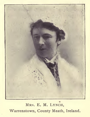 Mrs E.M. Lynch, 1846-1917.