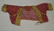 Bodice from India, late 19th century, with applied gold wire.