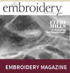 Cover of a recent edition of Embroidery.