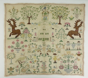 Sampler from The Netherlands, eighteenth century or earlier.