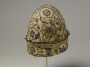 An early seventeenth century embroidered nightcap/neglig&eacute; cap