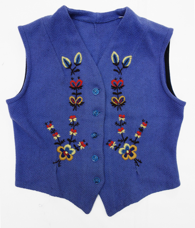 Woman's waistcoat from the Netherlands, 1940s (TRC 2007.0948).