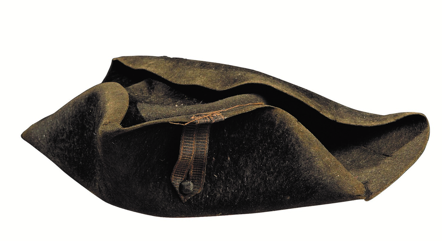 Model hat made by Hendrik Visser for his journeyman's exam in Leiden, 1796 (TRC 2010.0056).