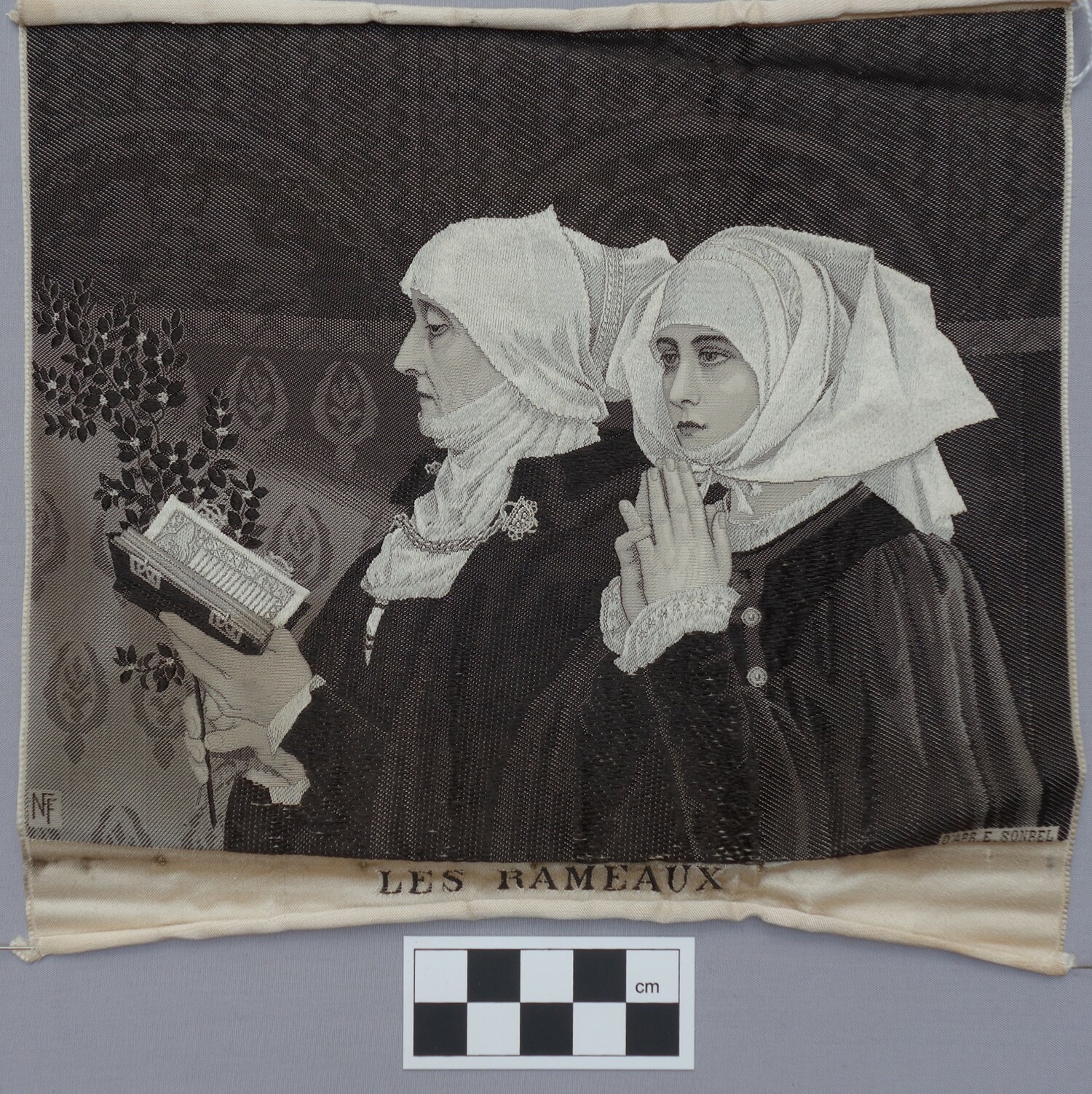 Silk Stevengraph picture, France, 1916 (TRC 2013.0419).