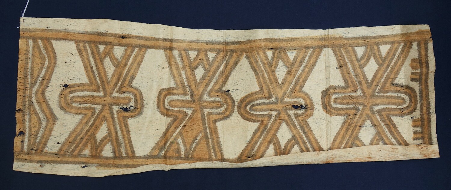 Bark cloth sample from Samoa, 1990's (TRC 2015.0070).