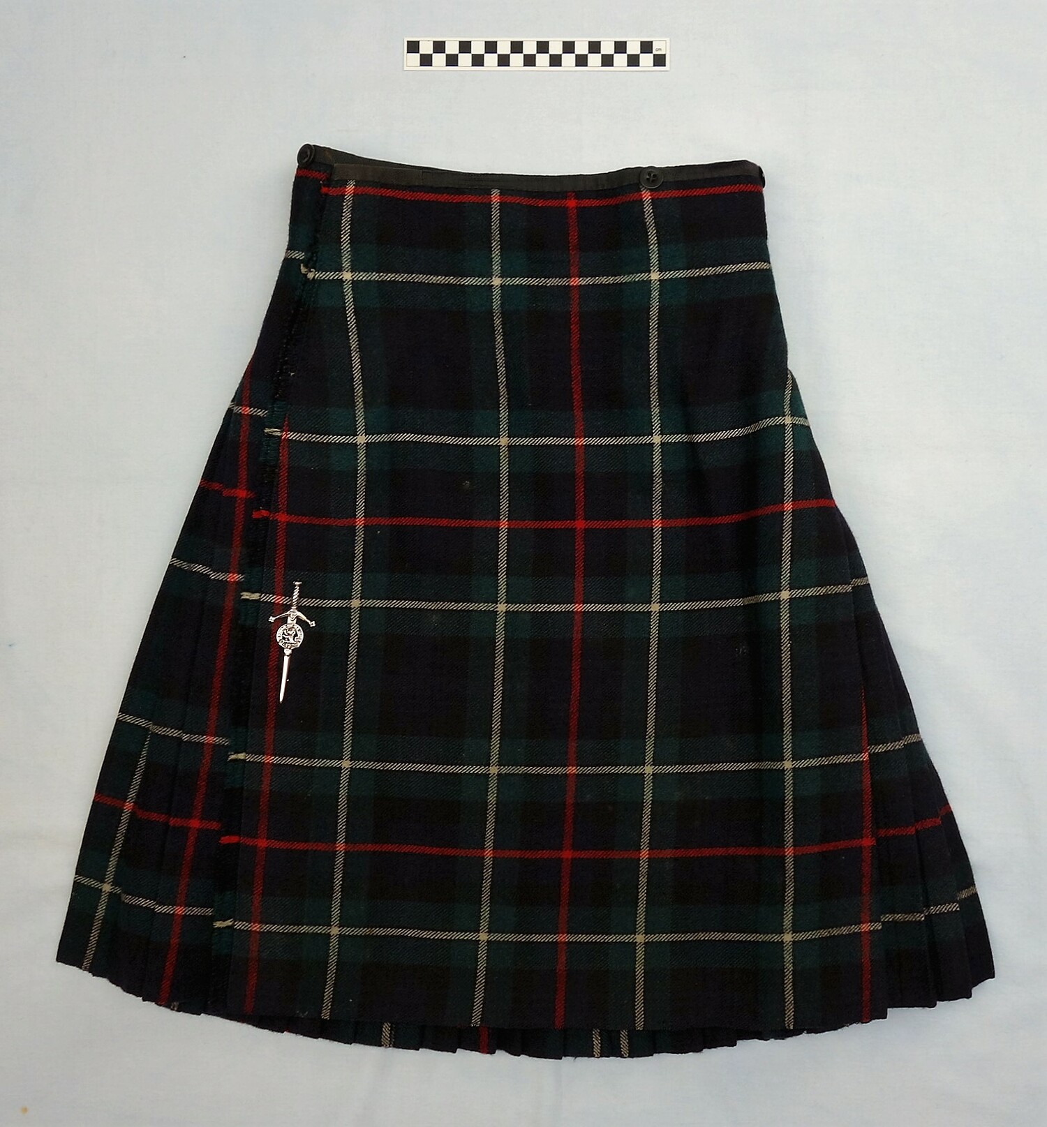 A 78th Highland Regiment kilt (1970’s, Scotland; TRC 2016.0571b).