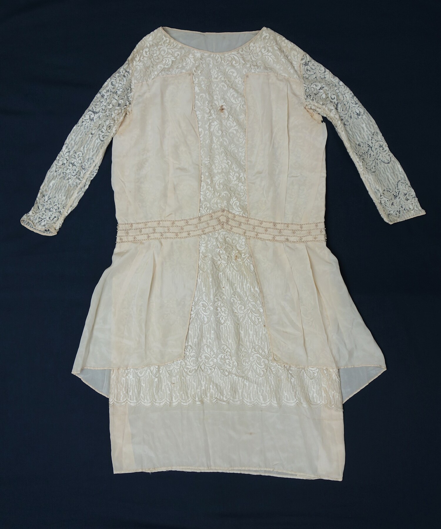 Bridal dress worn by Giuseppina Mondelli in southern Italy, on 26 September 1926 (TRC 2020.3882a).