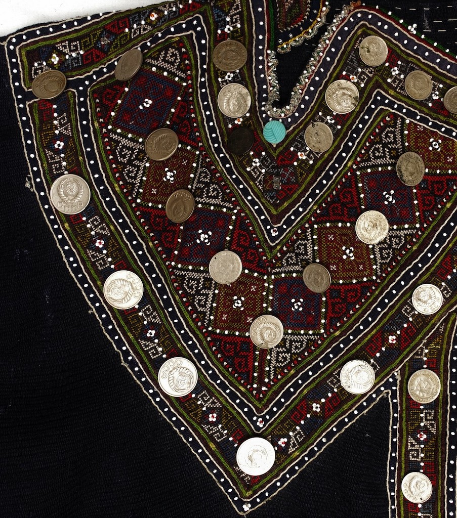 Detail of Khevsureti woman’s dress (mid-20th century, TRC 2022.1091)